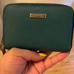 Burberry zip wallet